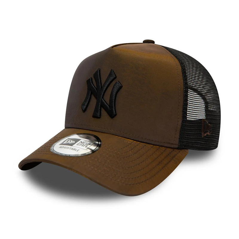 New Era Hypertone Trucker New York Yankees Cap - Green - قبعة